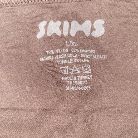 Skims Scoop Neck Bralette Cocoa Size Large/Xlarge - Picture 7 of 9